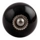 Black Silver Fitting Ceramic Drawer Knob